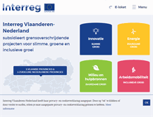 Tablet Screenshot of grensregio.eu